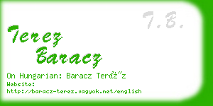 terez baracz business card